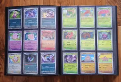 💥153 x 151 Reverse Holo Cards (No Duplicates) and Binder Pokemon Card TCG - Image 12