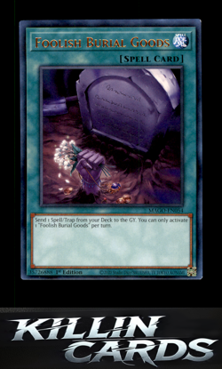 1st Edition Foolish Burial Goods MAGO-EN054 Rare Maximum Gold YuGiOh Card NM - Image 3