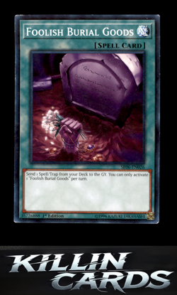 1st Edition Foolish Burial Goods SR06-EN026 Common Structure Deck: Lair of Darkn - Image 3