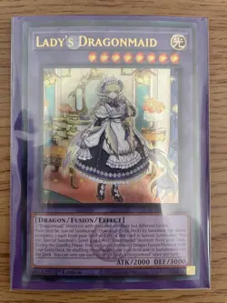 Yu-gi-oh Lady's DragonMaid BLMM-EN049 Rare 1st Edition NM Card - Image 2