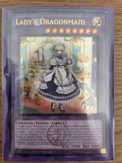 Yu-gi-oh Lady's DragonMaid BLMM-EN049 Rare 1st Edition NM Card - Image 4