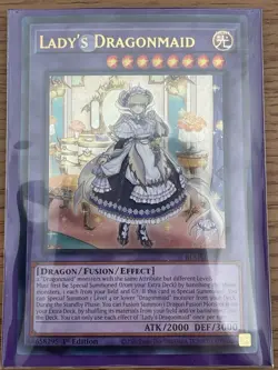 Yu-gi-oh Lady's DragonMaid BLMM-EN049 Rare 1st Edition NM Card - Image 5