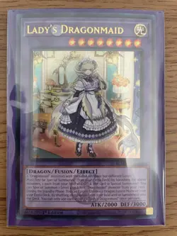 Yu-gi-oh Lady's DragonMaid BLMM-EN049 Rare 1st Edition NM Card - Image 8
