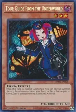 Yugioh! Tour Guide From the Underworld - RA01-EN005 - Secret Rare - 1st Edition - Image 1