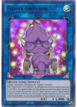 Yugioh - Ojama Emperor (Ultra Rare) (1st Edition) - DUOV-EN033 P - Image 1