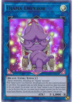 Yugioh - Ojama Emperor (Ultra Rare) (1st Edition) - DUOV-EN033 P - Image 2
