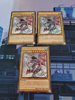 Yugioh - Phantasm Spiral Dragon MACR-EN028 NM 1st ed/Unlimited Rare x3 - Image 1