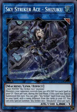 Sky Striker Ace - Shizuku 1st Ed Secret Prismatic MP19-EN258  Yu-Gi-Oh! - Image 3