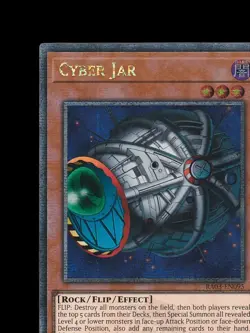 Yu-Gi-Oh Cyber Jar RA03-EN095 1st Edition Quarter Century Secret Rare EU 2024 - Image 4