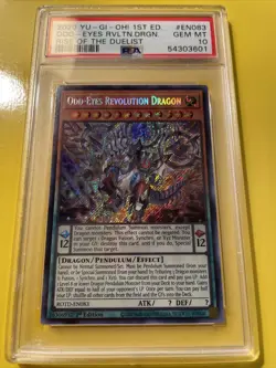YuGiOh ODD-EYES REVOLUTION DRAGON #ROTD-EN083🔥PSA 10🔥1st ED-2020 SECRET RARE - Image 13