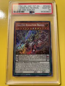 YuGiOh ODD-EYES REVOLUTION DRAGON #ROTD-EN083🔥PSA 10🔥1st ED-2020 SECRET RARE - Image 14