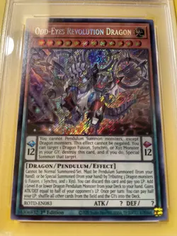 YuGiOh ODD-EYES REVOLUTION DRAGON #ROTD-EN083🔥PSA 10🔥1st ED-2020 SECRET RARE - Image 15