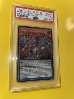 YuGiOh ODD-EYES REVOLUTION DRAGON #ROTD-EN083🔥PSA 10🔥1st ED-2020 SECRET RARE - Image 8