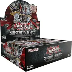 YuGiOh! Supreme Darkness 1st Edition Open Booster Box (23 New Packs) - Image 1