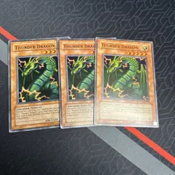 THUNDER DRAGON PLAYSET MINT CONDITION MRD-EN097 YUGIOH! - Image 1
