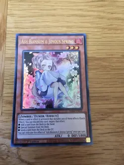 Yu-Gi-Oh Ash Blossom Joyous Spring 1st Edition Ultra Rare Card RA04-EN025 - Image 3