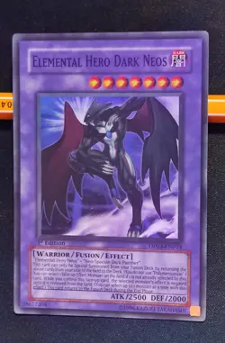 Yu-Gi-Oh! Elemental Hero Dark Neos DP03-EN014 1st SR - Image 2