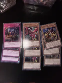 YuGiOh Kaiba XYZ Dragon Cannon MZTM 21 Card Deck Core Bundle - Image 1