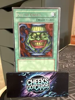 Pot of Greed - LOB-119 - Rare - 1st Edition - YuGiOh - Image 1