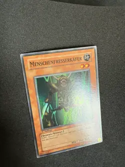 Yugioh HUMAN-EATING BEETLE, lob-g088 super rare German 1st Mintage Near Mint! - Image 6