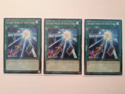 Yugioh | 3x | Sacred Sword of Seven Stars | MAGO | 1st Edition | Rare | NM - Image 1