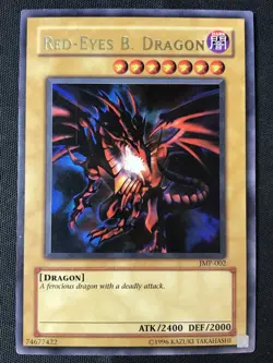 Yu-Gi-Oh Shonen Jump Magazine Promos #JMP-002 Red-Eyes B. Dragon Ultra Rare HP - Image 1