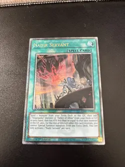 Nadir Servant RA01-EN062 Quarter Century QCR 1st Edition Mint Yugioh Card - Image 1