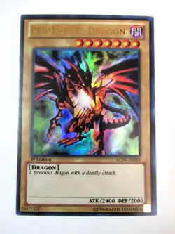 Yugioh! LP Red-Eyes B. Dragon - LCJW-EN003 - Ultra Rare - 1st Edition LP - Image 1