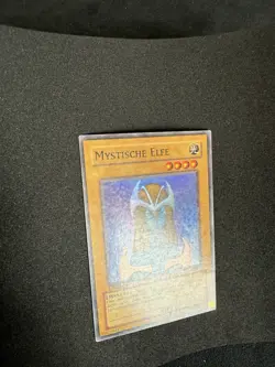 Yugioh MYSTICAL ELF, LOB-g050 Super Rare German 1st Edition Blue Eyes White - Image 7