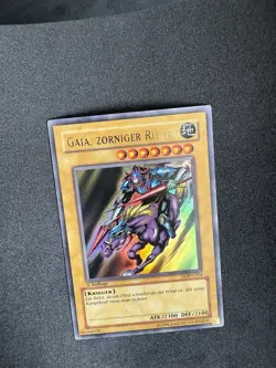 Gaia, Angry Knight - LOB G004 Ultra Rare - Yu Gi Oh 1st Edition Blue Eyes EX+! - Image 2
