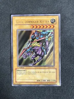 Gaia, Angry Knight - LOB G004 Ultra Rare - Yu Gi Oh 1st Edition Blue Eyes EX+! - Image 7