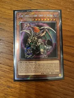 Yu-Gi-Oh! Chaos Emperor Dragon RA03-EN133 Platinum Secret Rare 1st Edition NM - Image 1