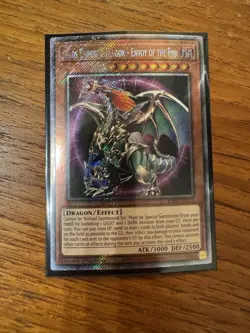 Yu-Gi-Oh! Chaos Emperor Dragon RA03-EN133 Platinum Secret Rare 1st Edition NM - Image 2