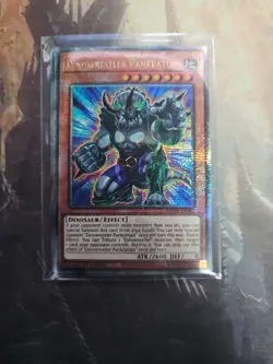 Yugioh MP24-EN047 - Dinowrestler Pankratops - Quarter Century Secret Rare - Image 1