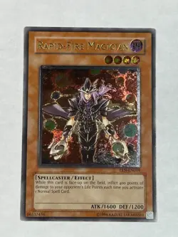 YUGIOH ENHANCED NA Rapid Fire Magician EEN-EN019 Ultimate Rare NM - Image 1
