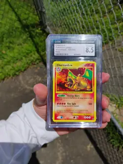 Pokemon Charizard 103/100 Secret Rare Holo D&P Stormfront 2008 Card CGC 8.5 - Image 1