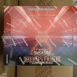 YUGIOH TCG! Structure Deck: HERO Strike Box of 8 Decks Unlimited Display - Image 3