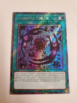 Shaddoll Fusion RA04-EN231 Platinum Secret Rare Yugioh Card 1st Edition Mint - Image 1