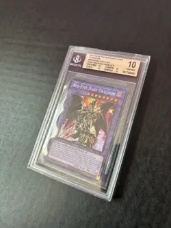 Yu-Gi-Oh! Tin Of The Pharaoh's Gods Red-Eyes Dark Dragoon 1st Edition BGS 10 - Image 9