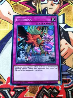 Underdog blvo-en092 1st Edition (NM+) Secret Rare Yu-Gi-Oh! - Image 1
