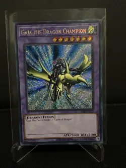 Yu-Gi-Oh! TCG Gaia the Dragon Champion Legend of Blue Eyes White Dragon LOB-125 - Image 1