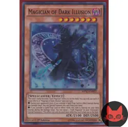 Yugioh Magician of Dark Illusion MP17-EN072 Super Rare 1st Edition NM - Image 2