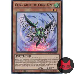 Yugioh Geira Guile the Cubic King  MVP1-EN036 Ultra Rare 1st Edition NM - Image 1