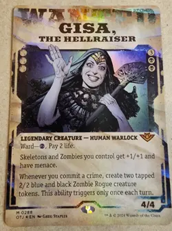 Gisa, the Hellraiser - #288 Foil (Showcase) Outlaws of Thunder Junction - Mtg - Image 1