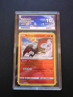 Radiant Charizard 020/159 Pokemon Crown Zentih ACE 10 GEM MINT - Image 3