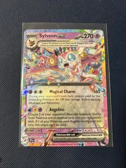 Pokemon TCG Slyveon EX Holo Card 086/191 Trading Card - Image 1