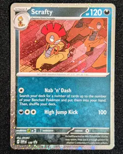 Cosmos Holo Scrafty - Black Star Promo 188 - Mint, Pack Fresh - Pokemon TCG - Image 1