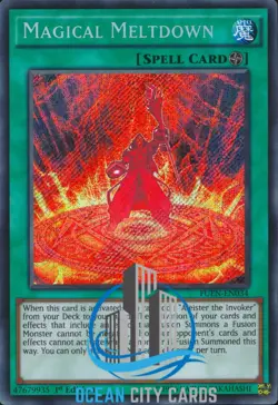 Yugioh Magical Meltdown FUEN-EN034 Secret Rare 1st Edition - Image 1