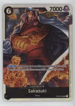 2024 One Piece Card Game: Premium PRB-01 The Best Reprint SR Sakazuki 1d2q - Image 1