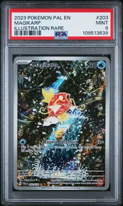 Magikarp Paldea Evolved Illustration Rare Card 203/193 PSA 9 Mint Pokemon - Image 4